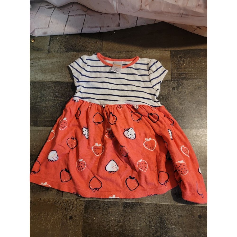 Gymboree‎ Youth striped strawberry dress